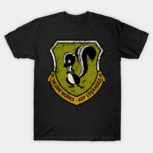 Skunk Works Distressed Vintage Logo T-Shirt